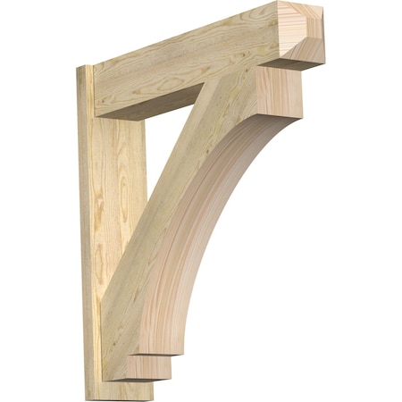 Ekena Millwork Imperial Rough Sawn Craftsman Outlooker, Douglas Fir, 8"W x 38"D x 38"H OUT08X38X38IMP04RDF